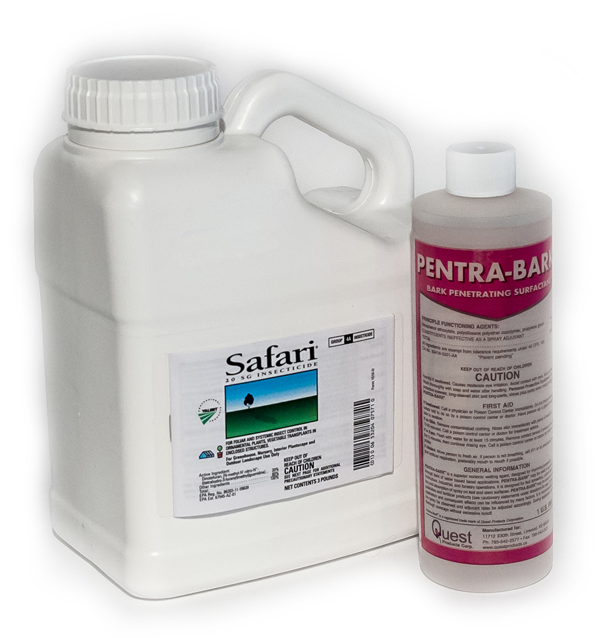 Mountain Pine Beetle Cure Kits Include both Safari 20SG and Pentrabark