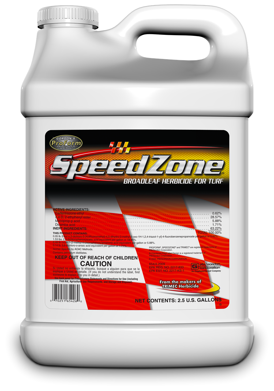 SpeedZone EW Broadleaf Herbicide for Turf, PBI Gordon | Forestry ...