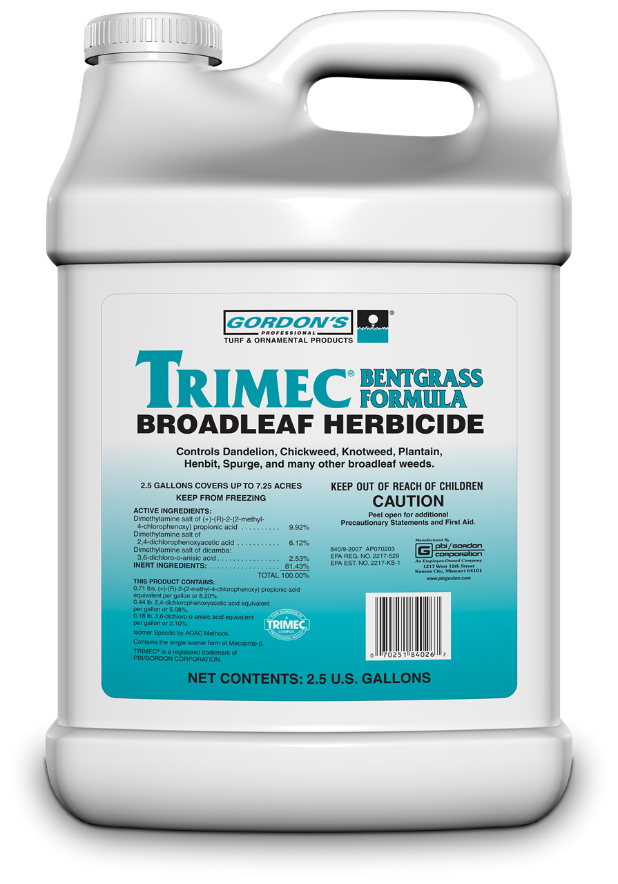Trimec Broadleaf Herbicide Bentgrass Formula, Gordon's, PBI Gordon