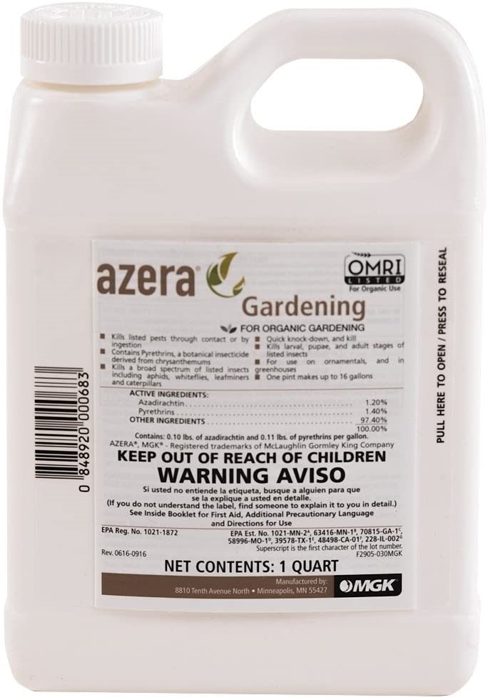 Azera Gardening Insecticide, OMRI Listed, MGK Forestry Distributing North America's Forest